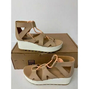 -324 Sorel Brown, Wedges, US 9 Womens